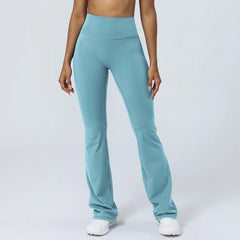 Cloud Hide Leisure Blue Sports Pants Women Home Workout Long Yoga Trousers Gym Fitness Leggings Running High Waist Street Tights