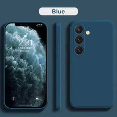 Delicate Liquid Silicone Camera Lens Protector Cases For S23 S24 S25 FE For Samsung Galaxy S23 S24 S25 S26 UItra Plus soft Cover