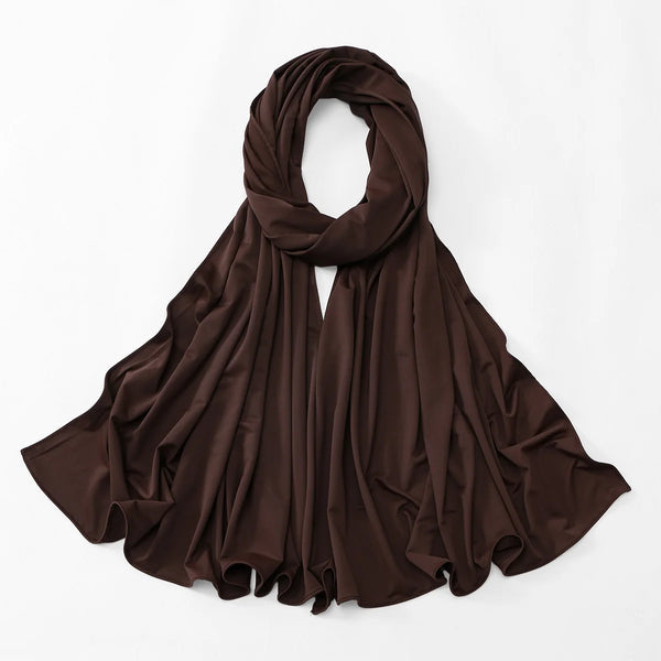 Fashion New Liquid Jersey Hijab Ramadan Scarf Muslim Women Headwraps Shawls Islam Headscarves Muslim Islam Shawl ﻿180*60cm
