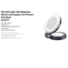 SmallRig Magnetic Fill Light Rechargeable Ring Fill Light Adjustable Color Brightness for Smartphone Vlog Photography Video 6155