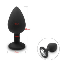 4pcs Soft Silicone Anal Plug Mini Erotic Bullet Vibrator Butt Plug Sex Toy for Men Women Gay Couples Anal Prostate Stimulator