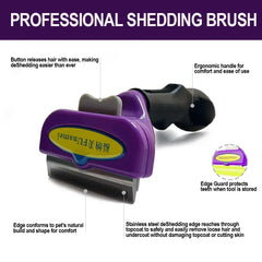 Pet Grooming Brush for Dogs & Cats – Hair Removal & Massage Comb Pet Shop