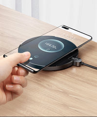 Baseus 15W Wireless Chargers For iPhone 16 15 14 Samsung LED Display Desktop Wireless Charging Pad For Airpods Fast Charger