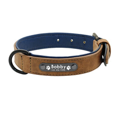 Custom Leather Dog Collar Leash Personalized Pet Collar and Leash Set Durable Leather Collar Lead for Small Medium Large Dogs Pet Shop
