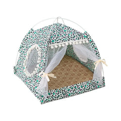 Pet Cat Tent Summer Cave Hut Cat Sleep House For Kitten Puppy Playpen Cage Basket Cat Nesk Kennel Small Dog House Bed Pet Shop