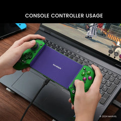 GameSir G8 Plus Hulk Edition Thanos Edition Mobile Gaming Controller for iOS Android Tablet Nintendo Switch 2/1 Steam PC Gamepad