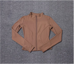 Women Sport Jacket Long Sleeve Shirt Workout Coat