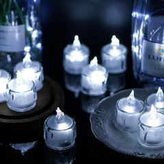 3-96Pcs Flameless LED Candle Creative wishing Led Tea Light Warm White Flameless Candle Halloween Christmas Decor Candle Light