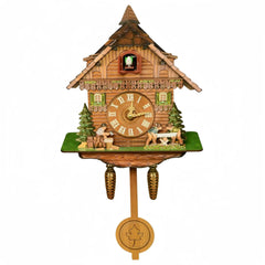 Vintage Cuckoo Wall Clock with Bird Chime Wall Watch Mechanism for Living Room Decoration Home and Garden Nordic Decor