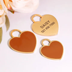 Personalized Dog Cat ID Tag Bling Rhinestone Puppy Kitten Name Tags Anti-lost Pet Collar Accessories Free Engraved Pet Products