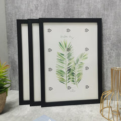 3PCS Wooden Photo Frames Set – Wall & Stand Display (10x15–A4) Home Decor