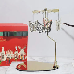 Candle Spinner New Carousel Candle Holder Carousel Candle Spinner for Wedding Party Christmas Festival Home Office Decor
