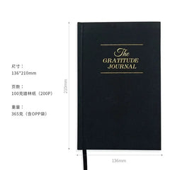 Hardcover & Mindfulness Size Five Minute Gratitude Manifestation Journal Daily Diary for Reflection Notebook The
