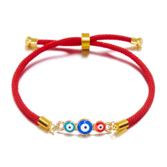 Turkish Evil Eye Bracelets For Women Men Handmade Braided Black Red Rope Lucky Bracelet Fashion Couple Friendship Jewelry Gifts