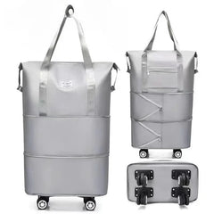 Large Capacity Universal Wheel Travel Bag Portable Handheld Luggage Bag with Roller Storage Fitness Bag 2024 New Model