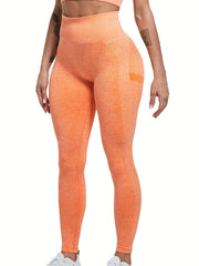 Seamless Butt Lifting Workout Leggings for Women High Waist Yoga Pants Compression Contour Tights