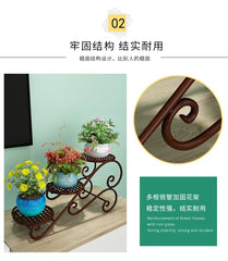 Metal Succulent Stand – Mini Desktop Plant Display Rack Home Decor
