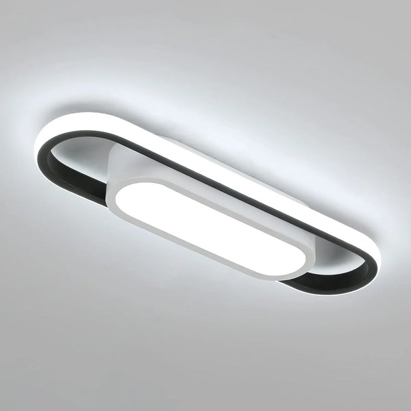 LED Ceiling Light Rectangular 24W,LED Ceiling Lamp White Light 6000K, Acrylic Ceiling Light for Bedroom,Hallway Balcony