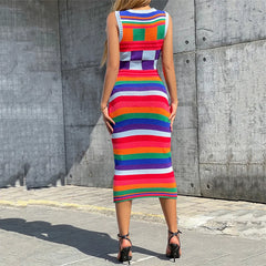 Women’s Christmas Slim Fit Knitted Sweater Dress