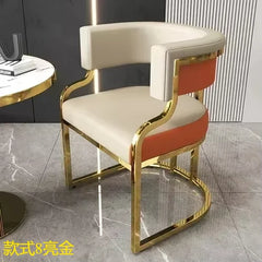 Hotel Makeup Chair Metal Floor Aesthetic Nordic Garden Chairs Reading  Dining chair Kitchen & Dining Furniture