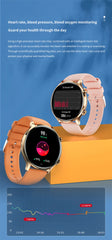 2026 New Smartwatch Women AMOLED HD Screen Always On Display Bluetooth Call IP68 Waterproof GPS Smart Men Watch For Android ios