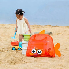 New New Travel  Children's Cartoon Toy Storage Bag Swimsuit Storage Bag Big Eye Handheld Toiletry Bag