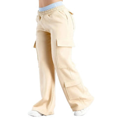 2026 Women‘s Wide Leg Cargo Pants
