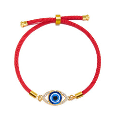 Turkish Evil Eye Bracelets For Women Men Handmade Braided Black Red Rope Lucky Bracelet Fashion Couple Friendship Jewelry Gifts