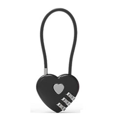 Love Lock Wedding Lock Heart Love Combination Lock School Bag Backpack Trolley Box Concentric Lock Color Zinc Alloy