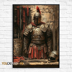 King Arthur and Excalibur Sword in The Stone Sikh Kirpan Sword Excalibur Hilt Poster Canvas Painting Wall Pictures Home Decor