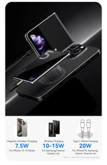 KUULAA Magnetic Power Bank 5000mAh Magnetic Wireless Phone Charger External Battery 20W Fast Charging For iPhone 17 16 PowerBank