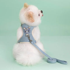 Pet Dog Harness Lead Leash Set Adjustable Puppy Kitten Vest Harness Small Medium Dog Cat Collar Chihuahua Pet Dog Accessories Pet Shop