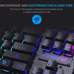 Backlit Mechanical Gaming Keyboard & Mouse Set – Wired
