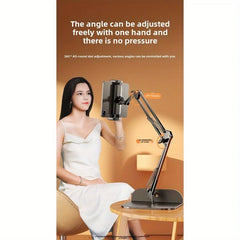 Adjustable Lazy Mobile Phone Stand for Bedside and Desktop Hidden Design Live Broadcast and Video Watching