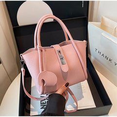 Fashion Leather Tote Bag – Versatile Casual Commuter Bag