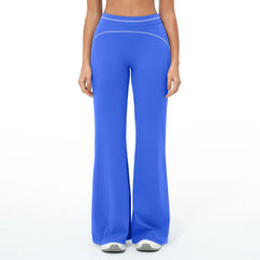 High Waist Yoga Flared Pants Hip Lifting Fitness Trousers Exercise Elastic Bell Bottom Pants Female Casual Outdoor Yoga Pants