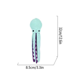 Pet plush octopus toy interactive sound anti-demolition home large and small dog boredom companion dog toy Pet Shop