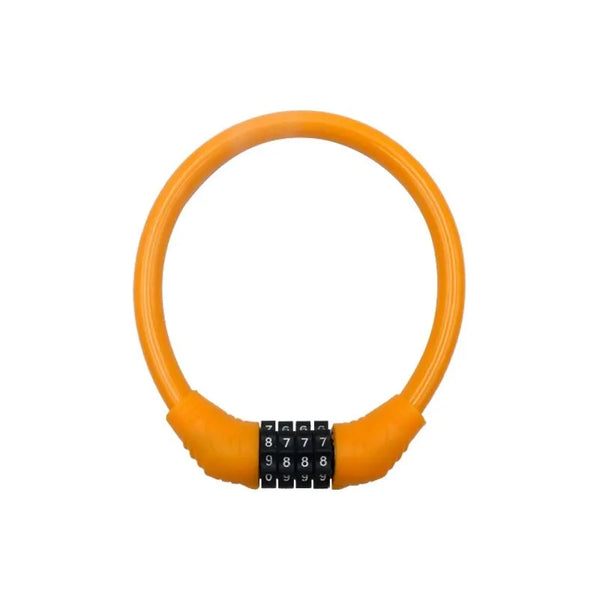 Bicycle Lock Anti-theft 4 Digit Password MTB Road Bike Safety Lock Portable Bicycle Number Lock Accessory Combination Padlock
