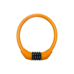 Bicycle Lock Anti-theft 4 Digit Password MTB Road Bike Safety Lock Portable Bicycle Number Lock Accessory Combination Padlock