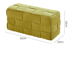 Modern Solid Wood Ottoman Bench for Entryway & Living Room
