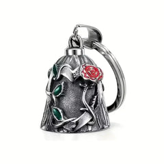 Vintage Christian Jesus Cross Bell Pendant Motorcycle Bell Necklace Punk Biker Religious Exorcist Lucky Jewelry for Men's