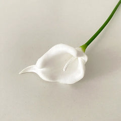PU Calla Lily Simulation Flower Home Decoration Floral Arte Set Decoration Wedding Bouquet Diy Home Decor, Plants & flowers