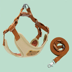 Pet Dog Harness Leash Set Small Medium Dog Cat Vest Breathable Puppy Chest Strap French Bulldog Chihuahua Harness Pet Supplies Pet Shop