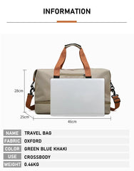 Waterproof Travel & Sports Bag for Men & Women – Large Capacity