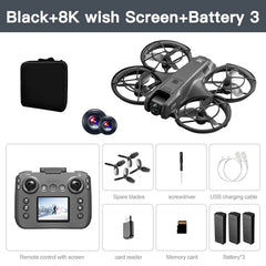 Lenovo V666 Mini Drone 4K Professional Aerial 8k Dual Camera Intelligent obstacle avoidance  Brushless Quadcopter Kid RC Toys