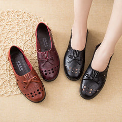 Women’s Leather Flats Classic Casual Loafers