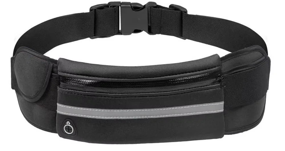 HOMEFISH New Running Bag Cycling Bag Waist Bag Belt Bag Waterproof Sports Fanny Pack Mobile Phone Case Gym Running Jogging Run