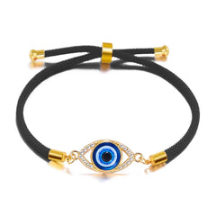 Turkish Evil Eye Bracelets For Women Men Handmade Braided Black Red Rope Lucky Bracelet Fashion Couple Friendship Jewelry Gifts