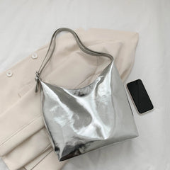 Luxury PU Leather Top Handle Tote Bag for Women
