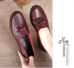 Women’s Leather Flats Classic Casual Loafers